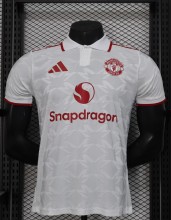 24-25 Man Utd White Special Edition Player Version Soccer Jersey
