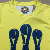 24-25 Club America Yellow Champion Training shirts *背后没图案
