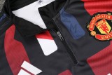 24-25 Man Utd High Quality Half Pull Tracksuit