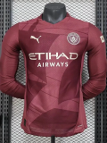 24-25 Man City Third Long Sleeves Player Version Soccer Jersey