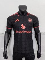 24-25 Man Utd Black Special Edition Player Version Soccer Jersey