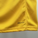 22-23 Lakers KNECHT #4 Yellow Top Quality Hot Pressing NBA Jersey(圆领)