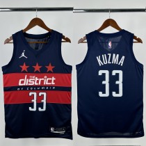 24-25 Wizards KUZMA #33 Royal Blue Top Quality Hot Pressing NBA Jersey (Trapeze Edition)飞人版 24-25 Wizards KUZMA #33 Royal Blue Top Quality Hot Pressing NBA Jersey (Trapeze Edition)飞人版
