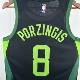 24-25 CELTICS PORZINGIS #8 Black City Edition Top Quality Hot Pressing NBA Jersey