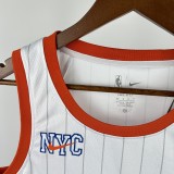 24-25 KNICKS TOWNS #32 White City Edition Top Quality Hot Pressing NBA Jersey
