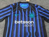 25-26 INT Blue Special Edition Fans Soccer Jersey*带广告