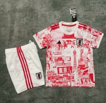 24-25 Japan Red Special Edition Kids Soccer Jersey
