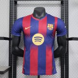 25-26 BAR Home Player Version Soccer Jersey