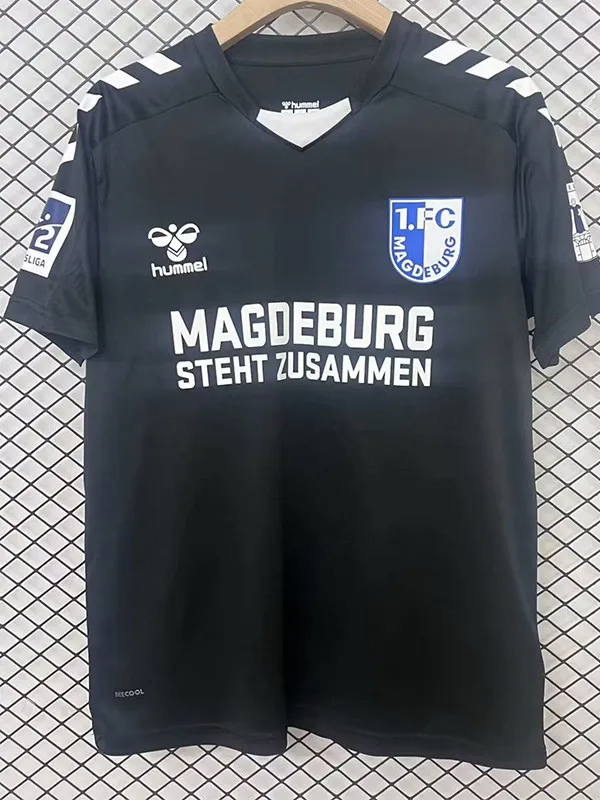 24-25 FC Magdeburg Black Special Edition Fans Soccer Jersey