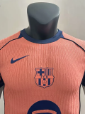 25-26 BAR Pink Orange Special Edition Player Version Soccer Jersey