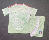 25-26 Italy Away Fans Kids Soccer Jersey