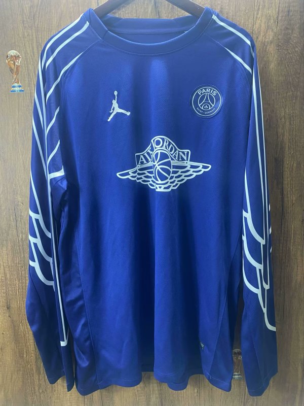 24-25 PSG Fourth Long Sleeve Fans Soccer Jersey *AIR JORDAN 广告(长袖)