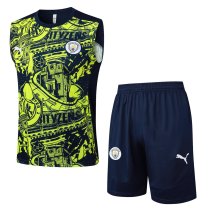 24-25 Man City High quality Tank Top And Shorts Suit 24-25 Man City High quality Tank Top And Shorts Suit