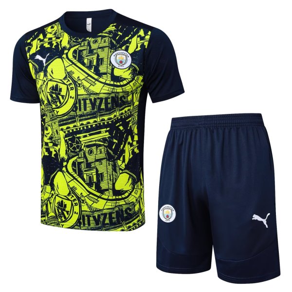 24-25 Man City High Quality Training Short Suit
