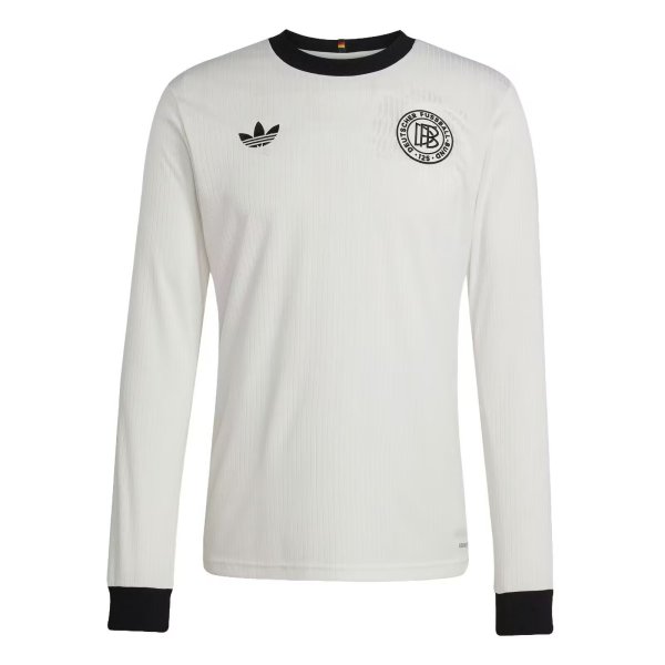 24-25 Germany White 125th Anniversary Long Sleeve Fans Version Soccer Jersey