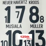 24-25 Germany White 125th Anniversary Kids Soccer Jersey