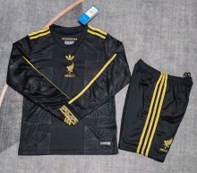 25-26 Mexico Black Special Edition Long sleeves Kids Soccer Jersey