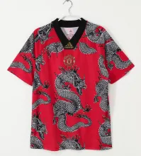 2019-2020 Man Utd Red Special Edition Retro Soccer Jersey