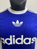 2025 AD Casual Blue Player Version Training shirts *三叶草
