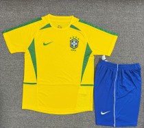2002 Brazil Home Retro Adult Suit 2002 Brazil Home Retro Adult Suit