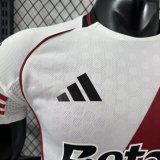 25-26 River Plate Home Player Version Soccer Jersey*带广告