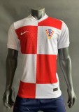 2024 Croatia European Cup Home Player Version Soccer Jersey