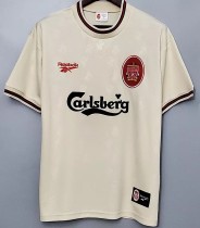 1996-1997 LIV Away Retro White Soccer Jersey 1996-1997 LIV Away Retro White Soccer Jersey