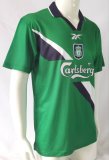 1999-2000 LIV Away Green Retro Soccer Jersey