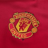 2004-2006 Man Utd Home Long sleeve Retro soccer jersey