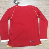 2006-2007 Man Utd Home long sleeve Retro soccer jersey
