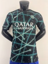 25-26 INT Blue Black Player Version Training shirts