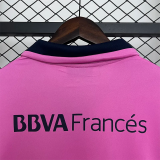 2013-2014 Boca Juniors Pink Long Sleeve Retro Soccer Jersey (长袖)
