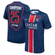 24-25 PSG Home Champions Of Europe 25 ICI C'EST Paris Fans Soccer Jersey球迷