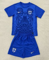 25-26 Finland Away Kids Soccer Jersey 25-26 Finland Away Kids Soccer Jersey