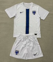 25-26 Finland Home Kids Soccer Jersey 25-26 Finland Home Kids Soccer Jersey