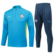 24-25 Man City High Quality Half Pull Tracksuit