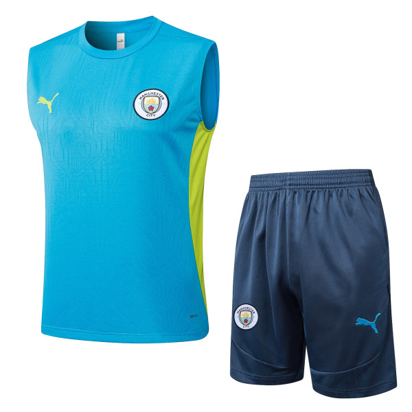 24-25 Man City High quality Tank Top And Shorts Suit