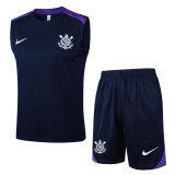 24-25 Corinthians High Quality Tank Top And Shorts Suit