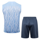 24-25 Man City High quality Tank Top And Shorts Suit