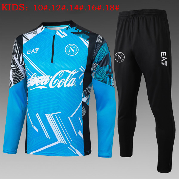 24-25 Napoli High Quality Kids Jacket Tracksuit