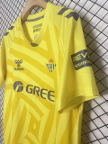 25-26 Real Betis Yellow Goalkeeper Fans Soccer Jersey