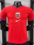 25-26 Norway Home Player Version Soccer Jersey