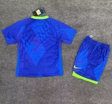 25-26 Brazil Away Kids Soccer Jersey