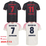 25-26 LeverKusen Away Fans Soccer Jersey