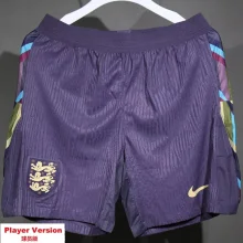 24-25 England Away Player Version Shorts Pants (High Quality)(球员短裤)