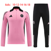 24-25 Inter Miami High Quality Kids Half Pull Tracksuit 24-25 Inter Miami High Quality Kids Half Pull Tracksuit