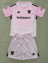 25-26 Boca Juniors Pink GoalKeeper Kids Soccer Jersey 1:1 Thai Quality 25-26 Boca Juniors Pink GoalKeeper Kids Soccer Jersey 1:1 Thai Quality