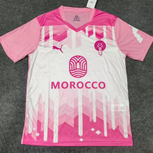 25-26 Morocco Pink White Special Edition Training shirts 1:1 Thai Quality