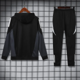 24-25 Man Utd Black Hoodie Tracksuit (卫衣套装)