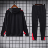 24-25 Portugal Black Hoodie Tracksuit (卫衣套装)